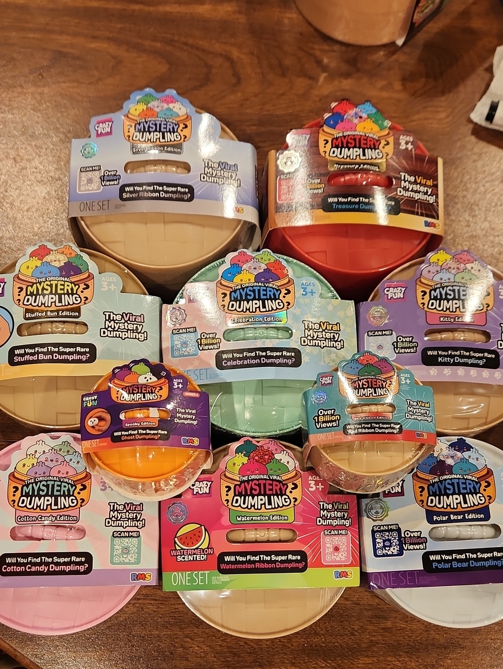 RMS Crazy Fun Assorted Dumpling Lot Of 10 (See Pics)
